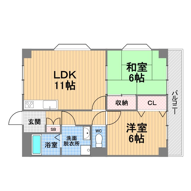 Vコートの間取り