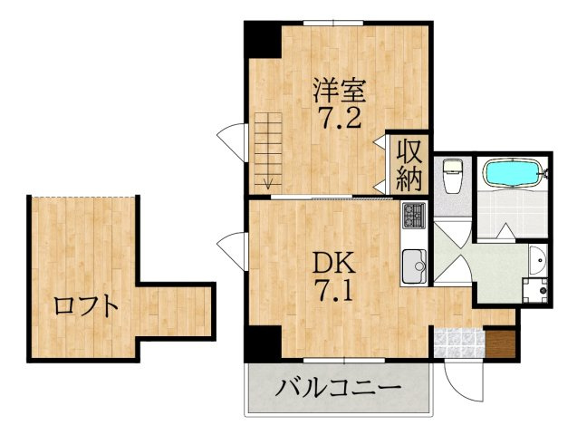 トミオコートの間取り