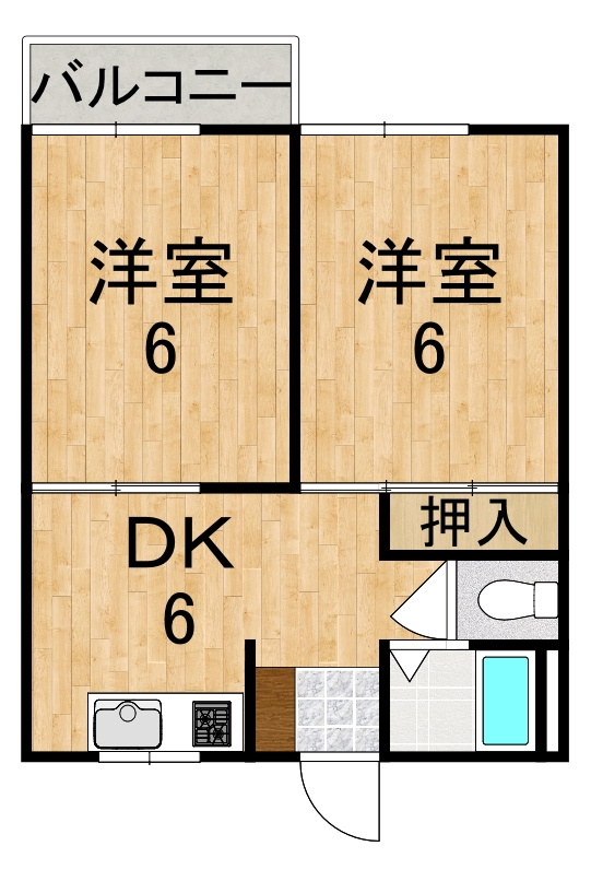 ニュー芝ハイツの間取り