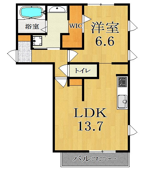 Ｃｕｏｒｅ都跡（クオーレ都跡）の間取り