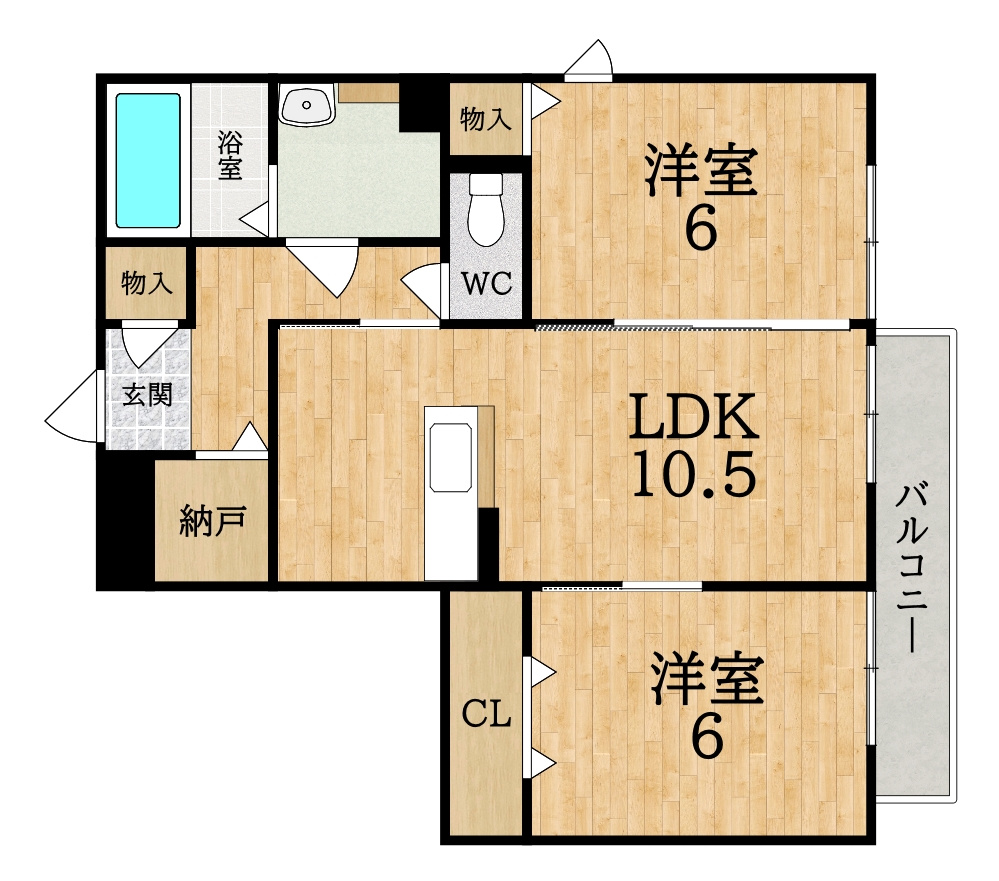 Ｌａ　ｌｕｃｅ　小泉（ラ　ルーチェ）の間取り
