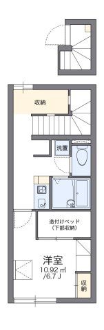 レオパレスコテナン上新井の間取り