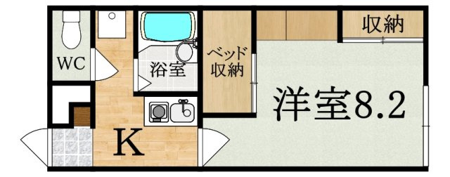 レオパレスインフォレスタⅡの間取り