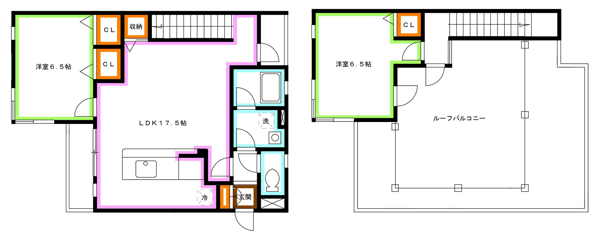 三鷹市新川６丁目の賃貸マンションの間取り