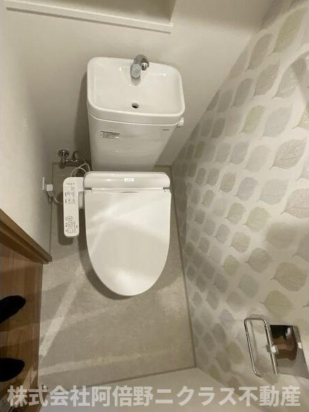 ブルーノ北畠のトイレ|内装は別部屋の参考写真です。