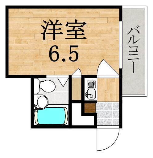 シティパレス東生駒A棟の間取り