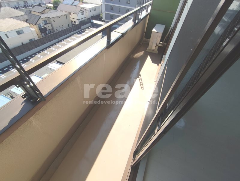 練馬区関町南２丁目の賃貸マンションのバルコニー