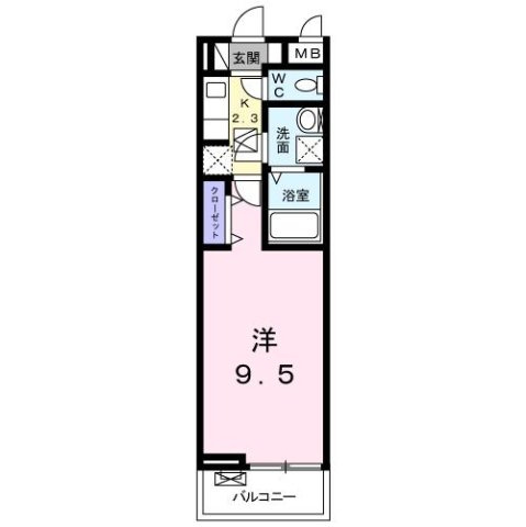 ヌーヴェル　ソレイユの間取り