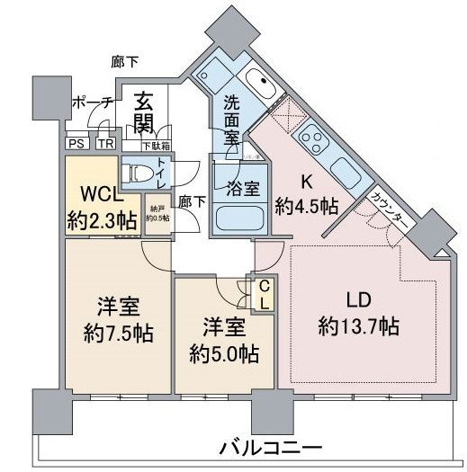 シティタワー品川の間取り