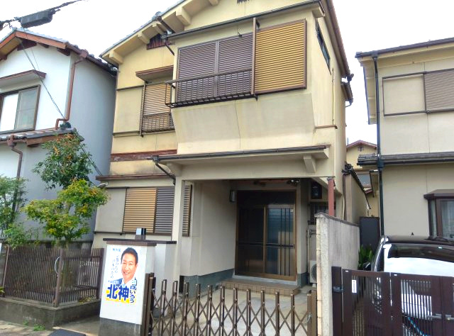 上桂森下町貸家の外観|外観もきれいです