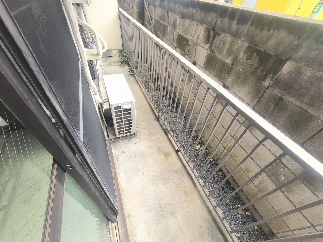 三鷹市牟礼４丁目の賃貸マンションのバルコニー