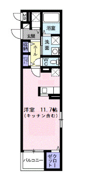 クレメント武蔵浦和の間取り