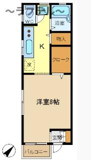 モン　アヴィヨンの間取り