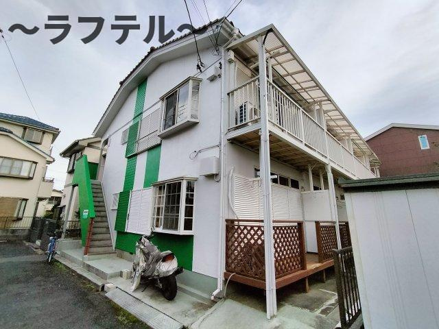 所沢市大字荒幡のアパートの外観