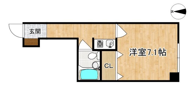 ビルまあぁろの間取り