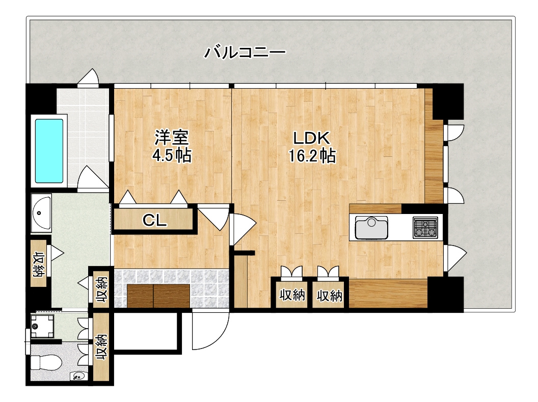 協栄ビルの間取り