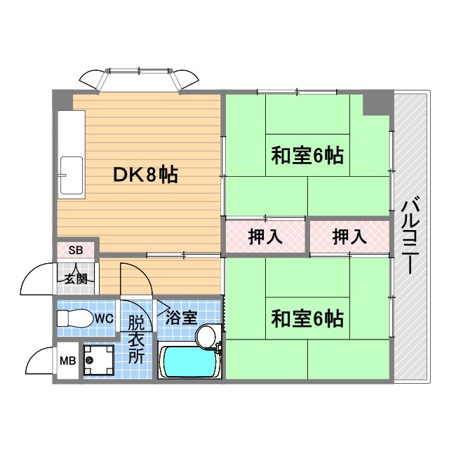 スリージェ甲子園口Ⅰの間取り