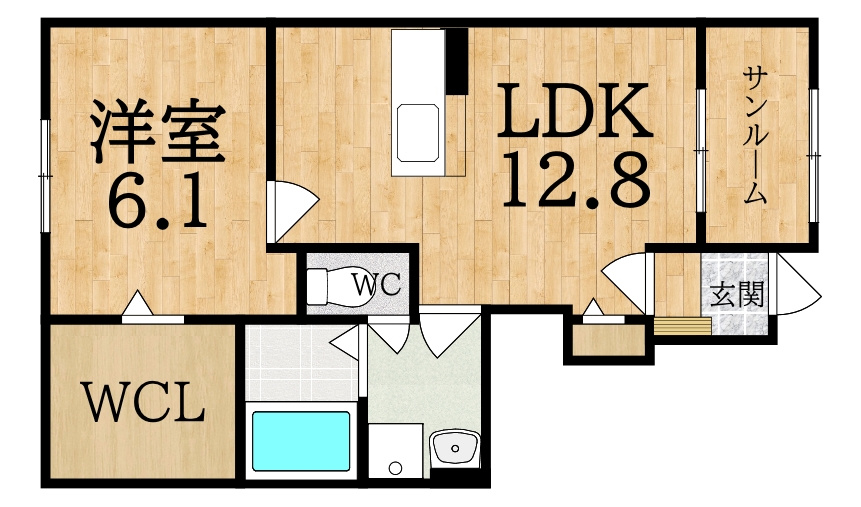 プラシード（大和郡山市）の間取り