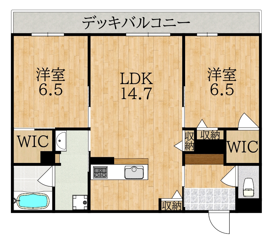 シャーメゾンプリンスコートの間取り