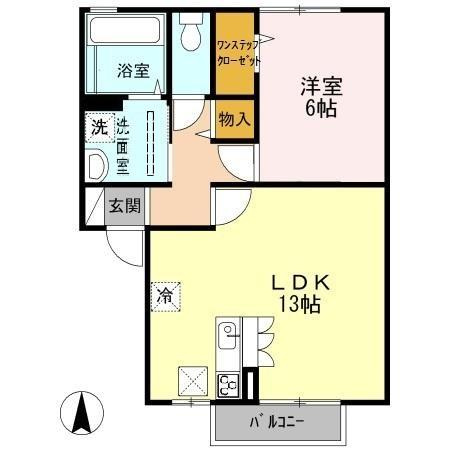 コンフォート杭全の間取り