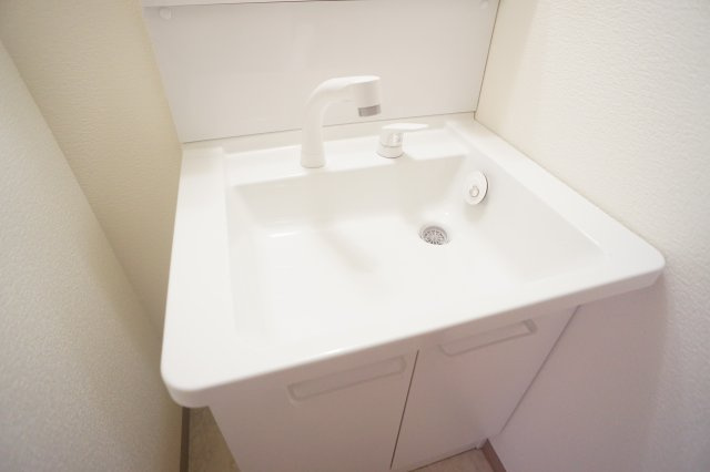 北葛城郡上牧町米山台３丁目のテラスの洗面所
