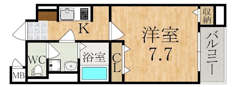 リグノ天理の間取り