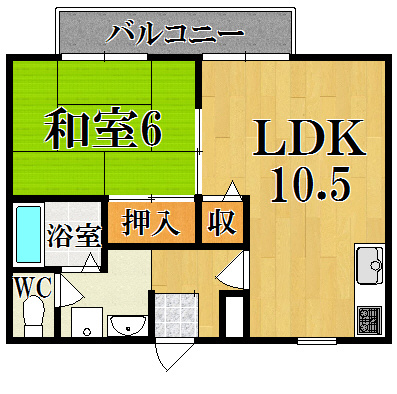 ビーラインますみやの間取り