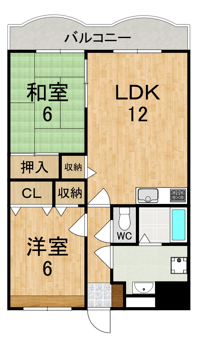 アソシエートの間取り