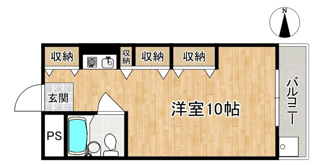 一條館の間取り