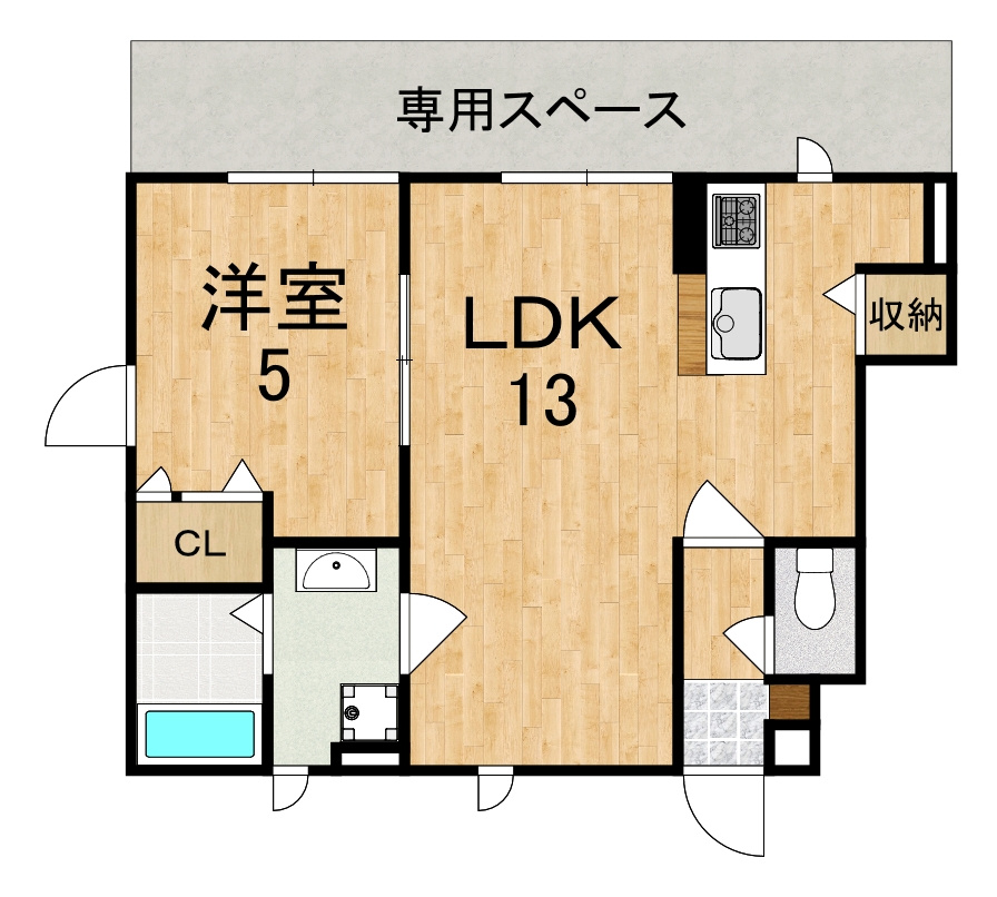 アモローソの間取り