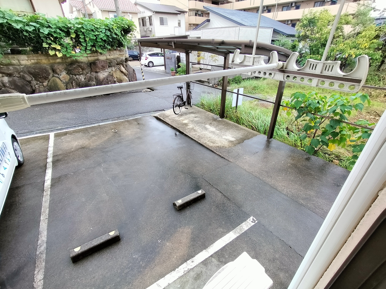 コーポ諏訪西大寺のバルコニー