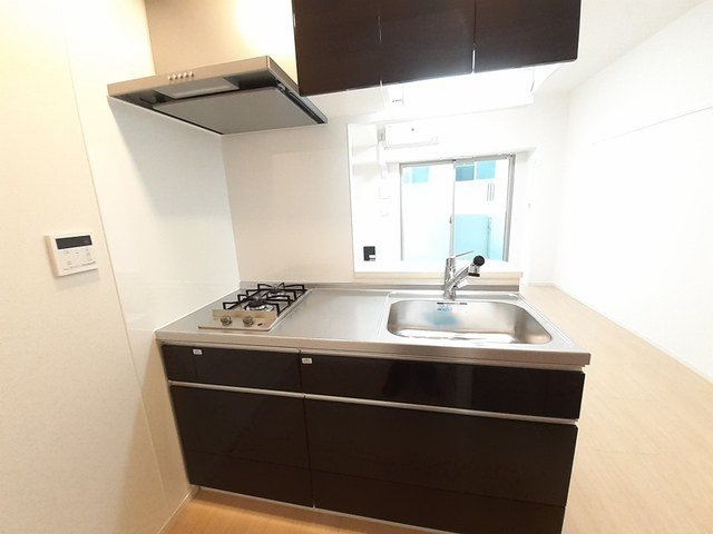 橿原市葛本町の賃貸マンションのキッチン