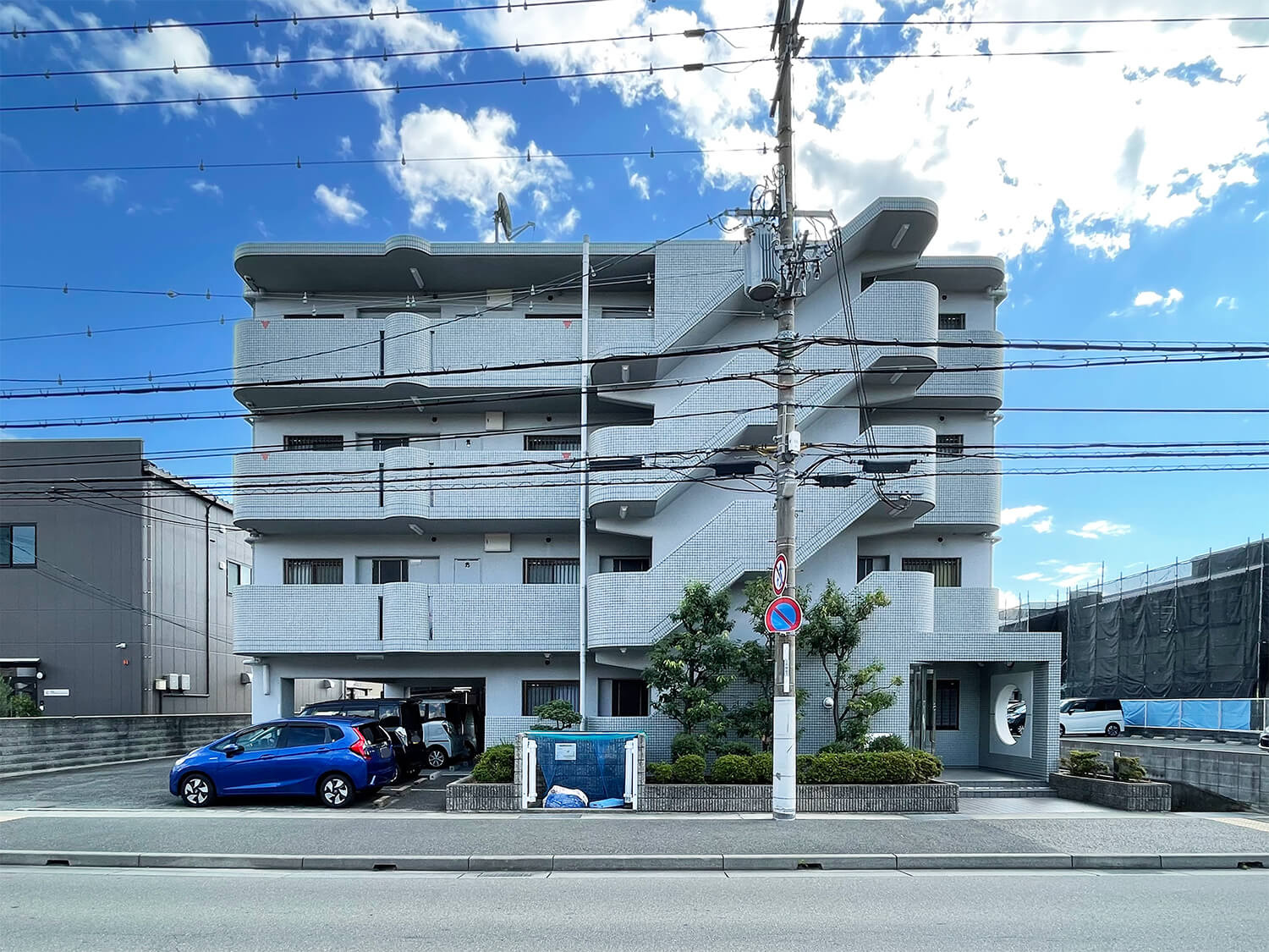 ファミール中野の外観|外はこのようになっています