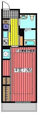 リブリ・モンターニュの間取り|反転タイプお部屋です