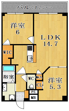 THPの間取り