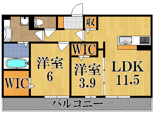 グランド　レーヴェンの間取り