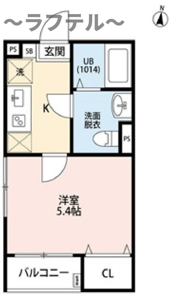 所沢市旭町のアパートの間取り
