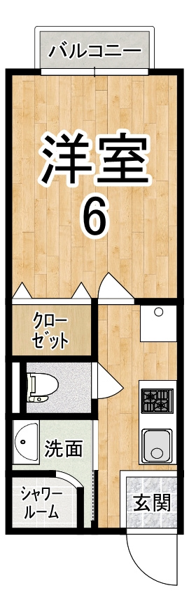 COOP　CASABIANKA（コーポ　カサビアンカ）の間取り