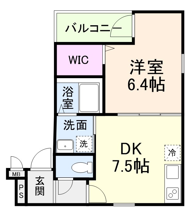 フジパレス針中野ウエストの間取り