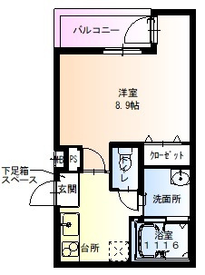 フジパレス針中野Ⅱ番館の間取り