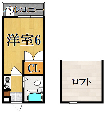 シティパレス西大寺Ｐ-２の間取り