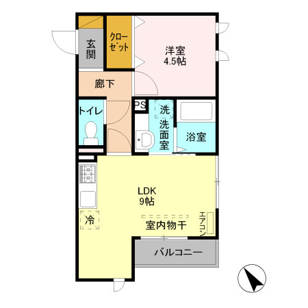 SAMIA川口元郷の間取り