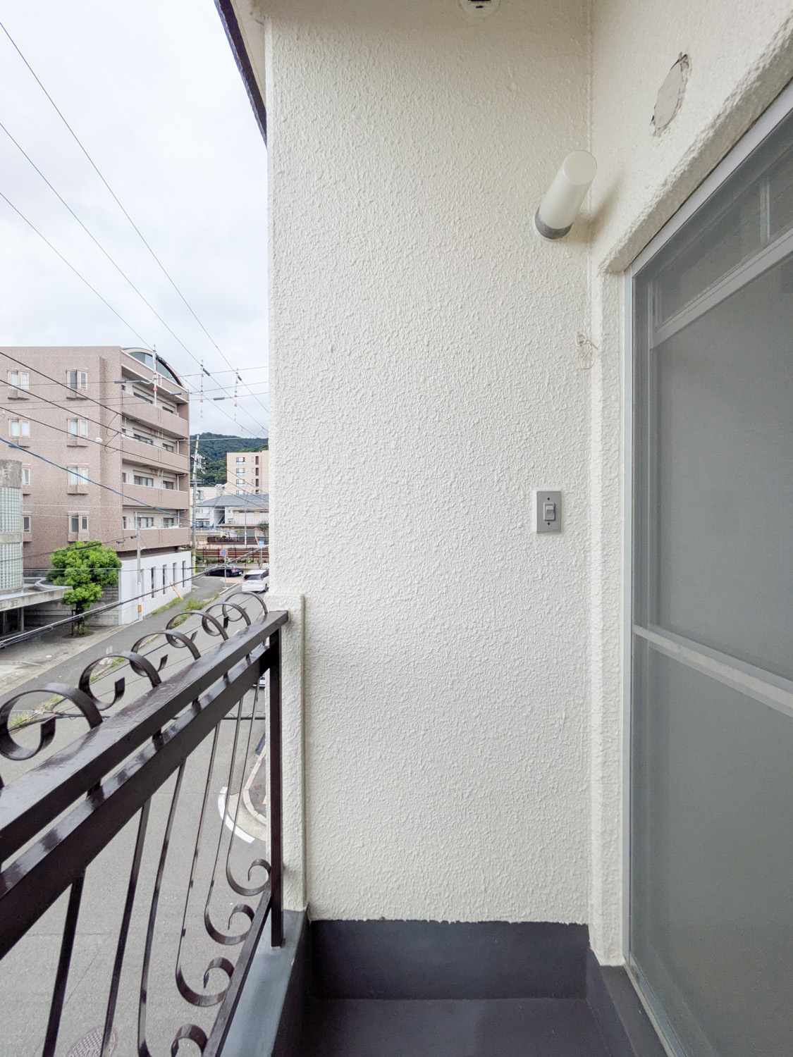 本山中町マンションのバルコニー