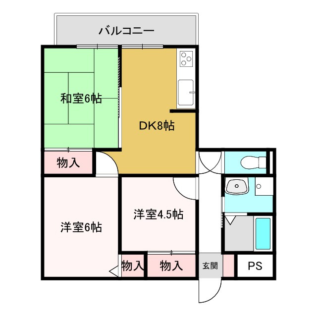 クラール・プラッツの間取り