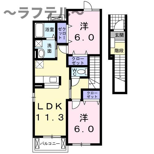 サニーレジデンスの間取り