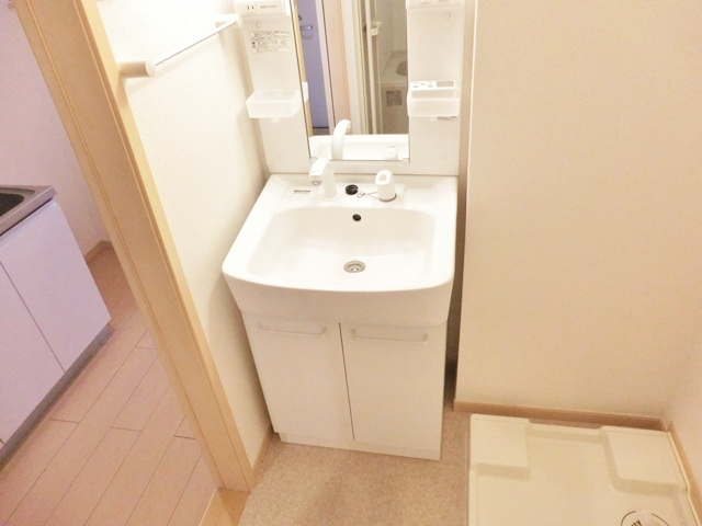 ブローブランの洗面所|★シャワー水栓型洗面台＆室内洗濯機置場あり★