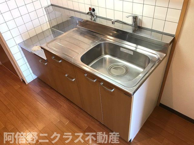 ル・シャンピニヨンのキッチン