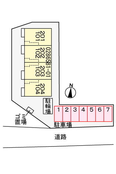 ミーティアの区画図