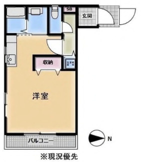 イーストハウス（東領家）の間取り