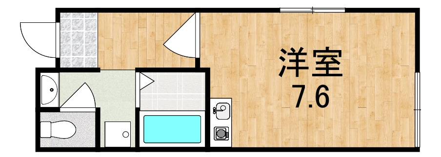 佐紀町平屋の間取り